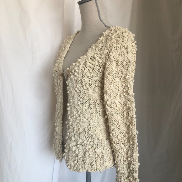 Popcorn knit cardigan - Picture 3 of 10